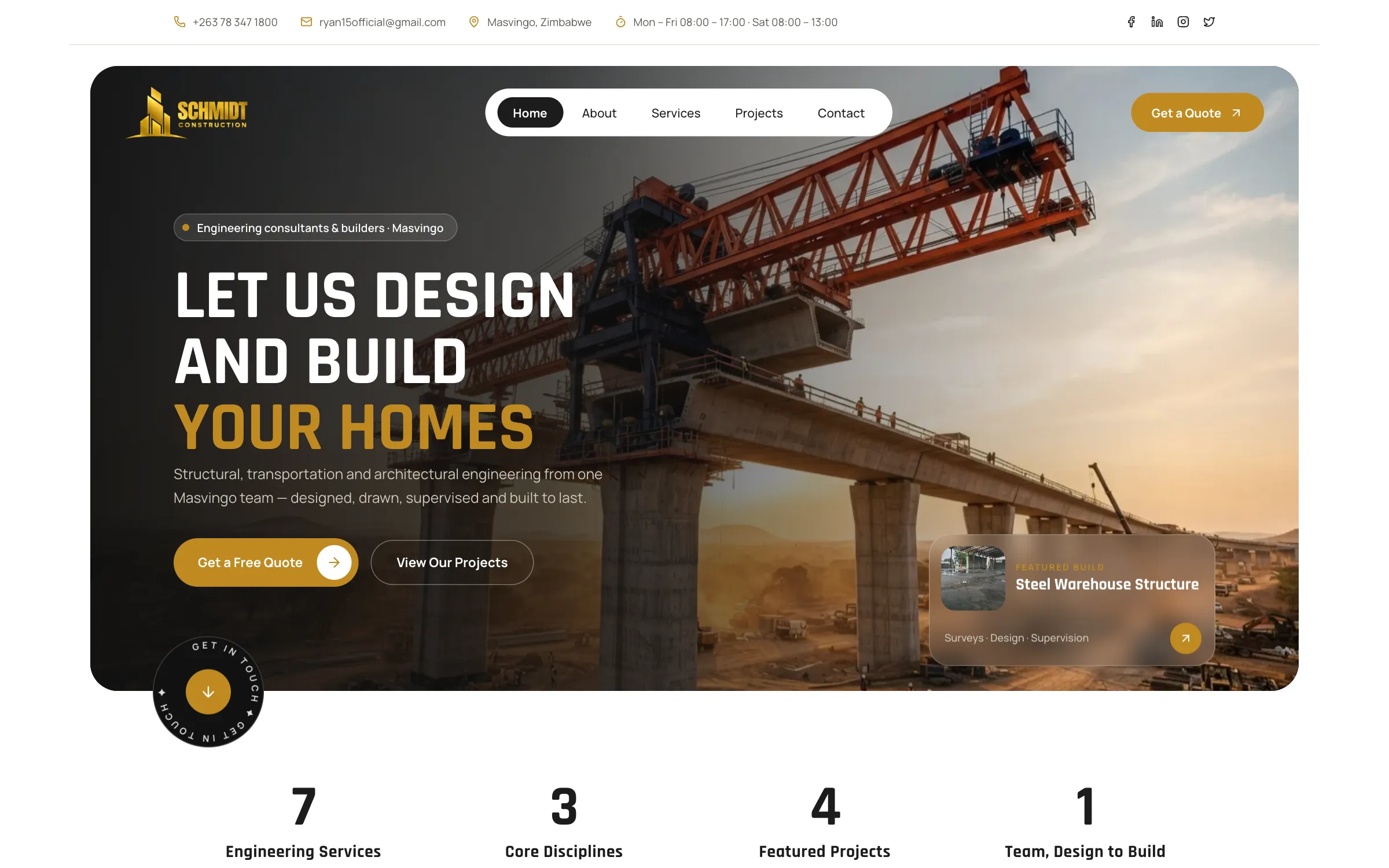 Schmidt Construction: Home