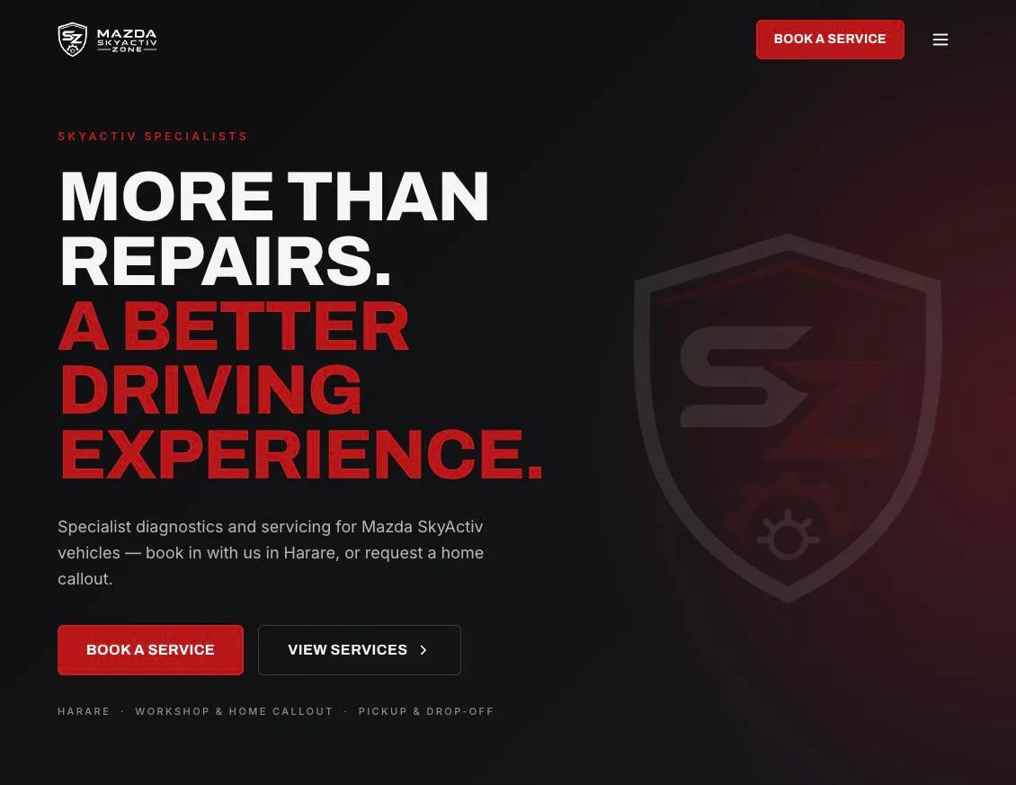Mazda Skyactiv Zone: Home