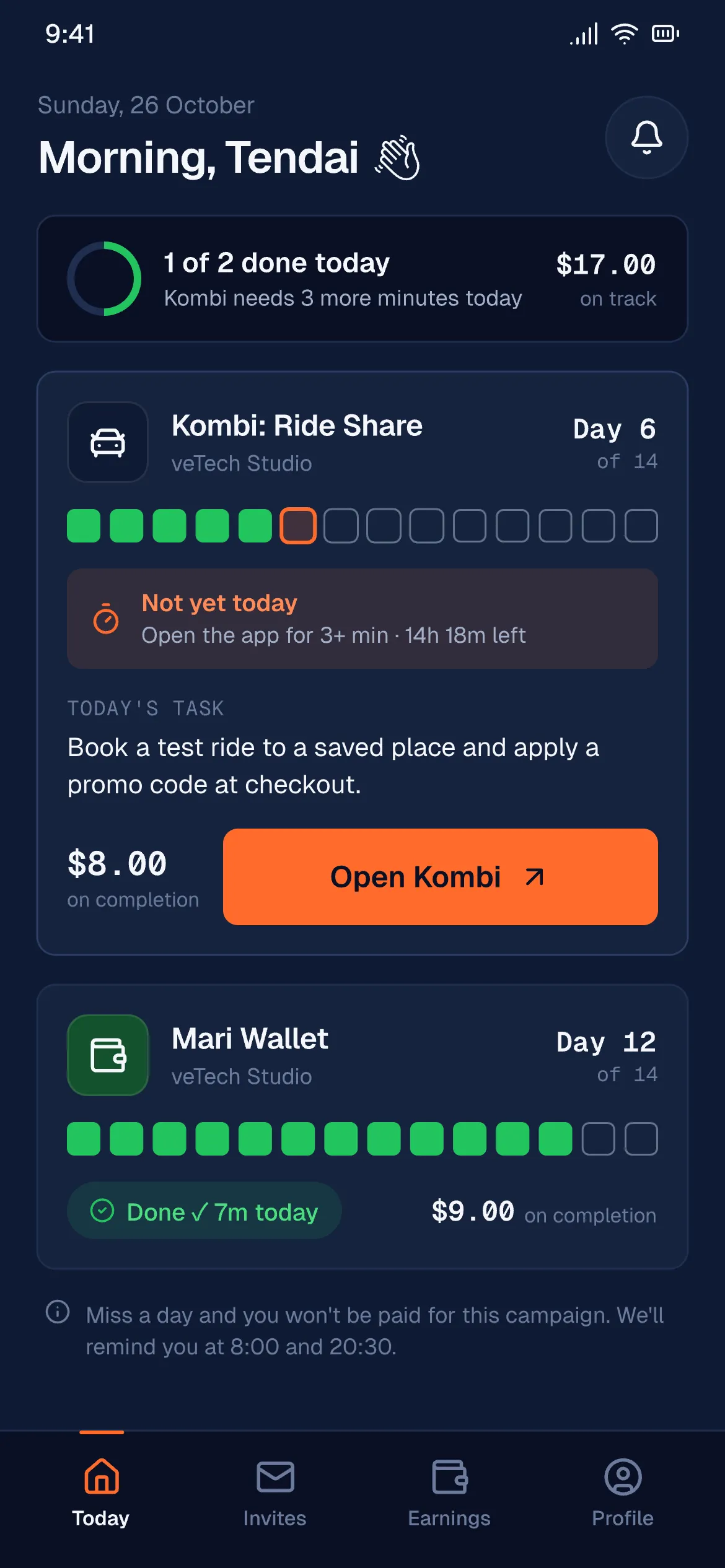 Crewtest: Tester today