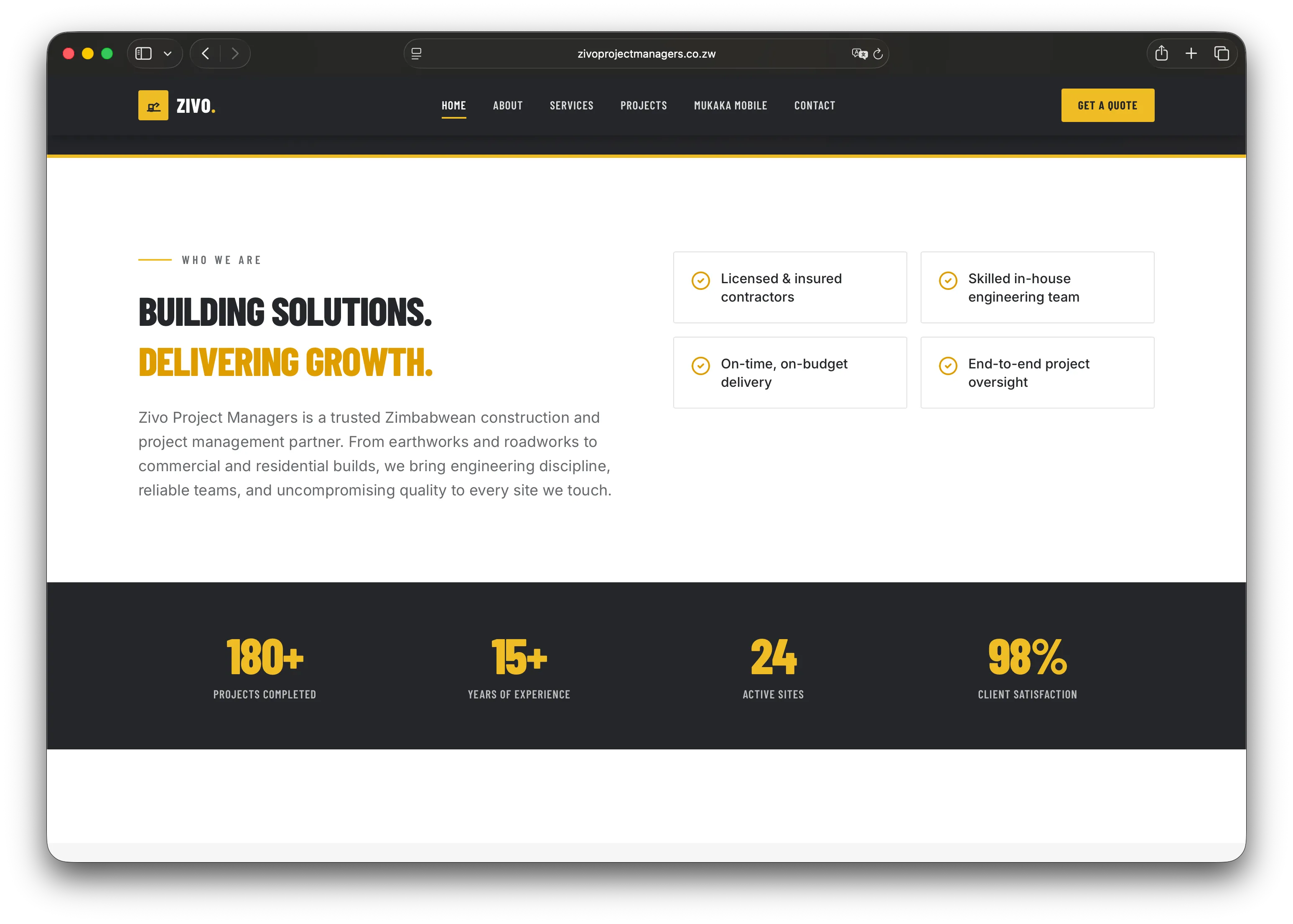 Zivo Project Managers