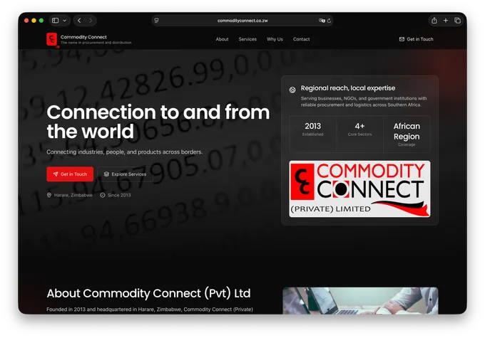 Commodity Connect screenshot
