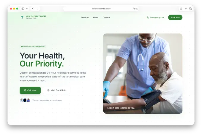 Health Care Center Gweru screenshot