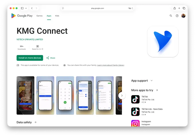 KMG Connect screenshot