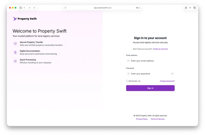 Property Swift preview